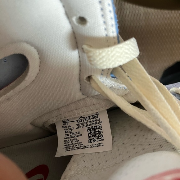 Nike Women's Air Jordan 1 Zoom CMFT 'University Blue' DV1305-004 Size 11.5 M10 - Picture 7 of 8